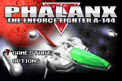 Phalanx — Title screen