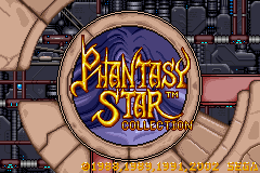 Phantasy Star Collection — Title screen