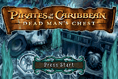 Pirates of the Caribbean : Dead Man's Chest — Title screen
