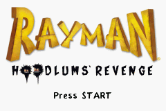 Rayman : Hoodlum's Revenge — Title screen