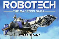 Robotech: The Macross Saga — Title screen