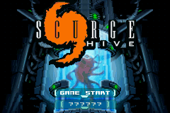 Scurge : Hive — Title screen