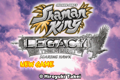 Shaman King : Legacy of the Spirits, Soaring Hawk — Title screen