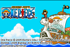 Shonen Jump's One Piece — Title screen