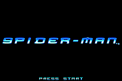 Spider-Man — Title screen