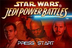Star Wars : Jedi Power Battles — Title screen