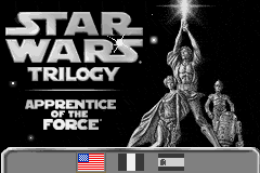 Star Wars Trilogy : Apprentice of the Force — Title screen