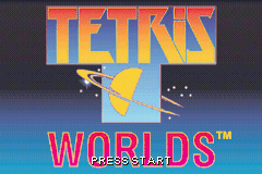 Tetris Worlds — Title screen