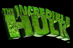 The Incredible Hulk — Title screen