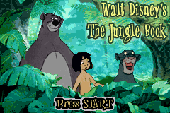 The Jungle Book — Title screen