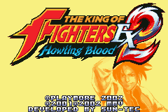 The King of Fighters EX 2 : Howling Blood — Title screen