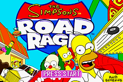 The Simpsons : Road Rage — Title screen