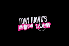 Tony Hawk's American Sk8land — Title screen