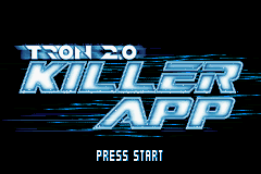 Tron 2.0 : Killer App — Title screen