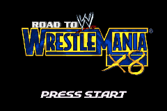 WWE : Road to Wrestlemania X8 — Title screen