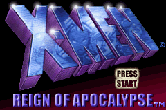 X-Men : Reign of Apocalypse — Title screen