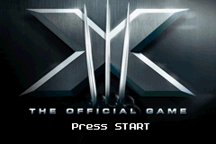 X-Men : The Official Game — Title screen