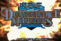 Yu-Gi-Oh! Dungeon Dice Monsters — Title screen
