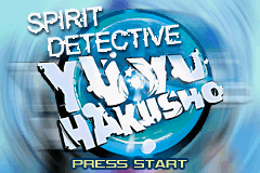 Yu Yu Hakusho - Ghost Files: Spirit Detective — Title screen