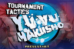 Yu Yu Hakusho - Ghost Files: Tournament Tactics — Title screen
