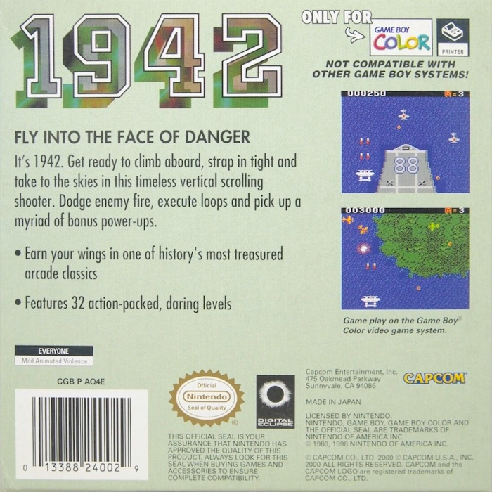 1942 — Box back