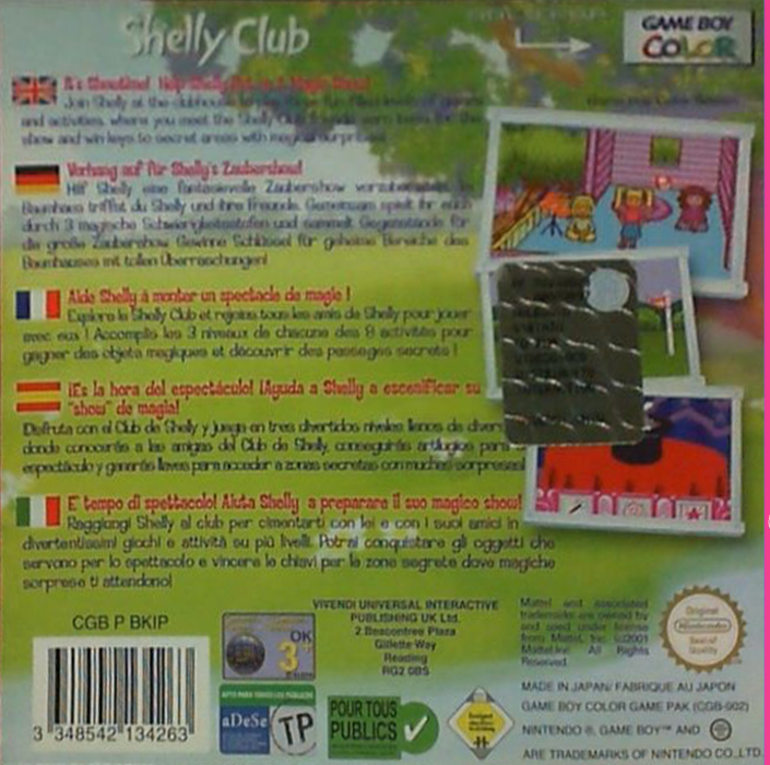 Barbie - Shelly Club — Box back