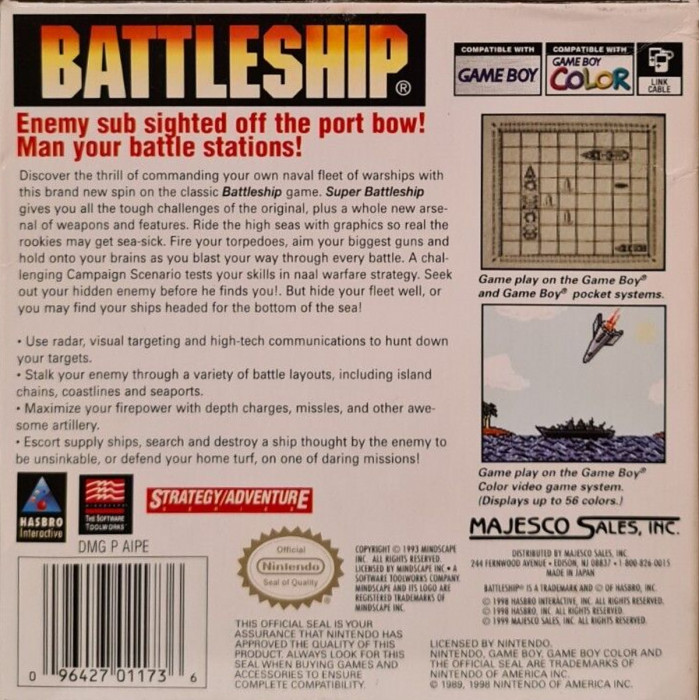 Battleship — Box back