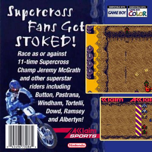 Jeremy McGrath Supercross 2000 — Box back