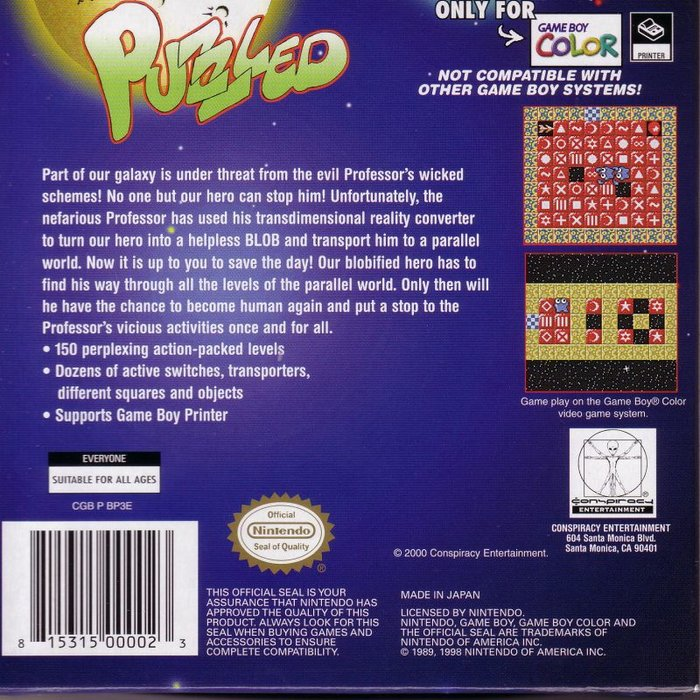 Puzzled — Box back