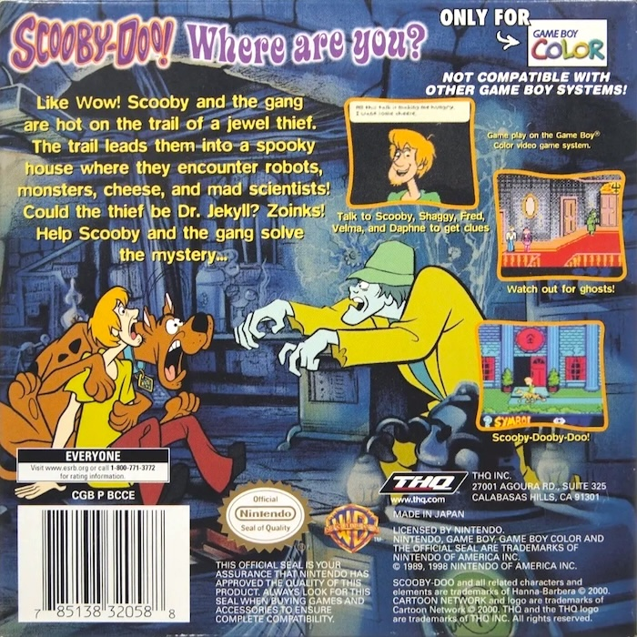 Scooby-Doo! : Classic Creep Capers — Box back