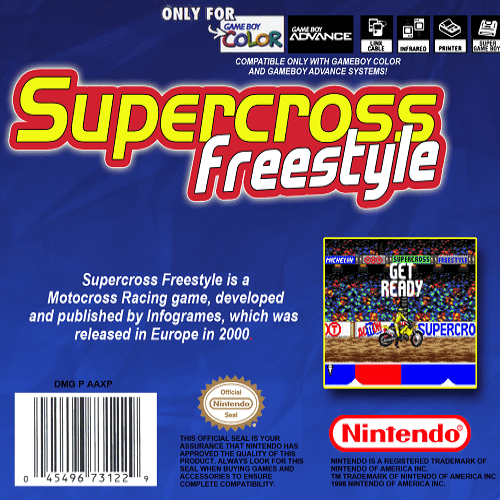 Supercross Freestyle — Box back
