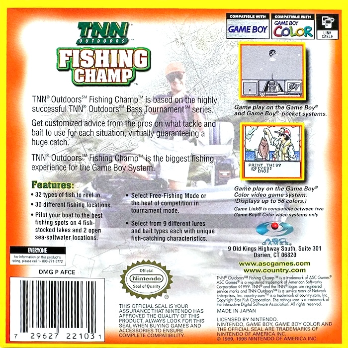 TNN Outdoors Fishing Champ — Box back