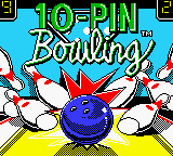 10-Pin Bowling — Title screen