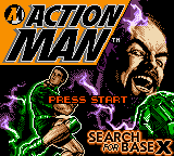 Action Man: Search for Base X — Title screen