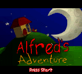 Alfred's Adventure — Title screen