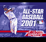 All-Star Baseball 2001 — Title screen