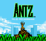 Antz — Title screen
