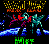 Armorines : Project S.W.A.R.M. — Title screen