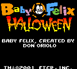 Baby Felix : Halloween — Title screen