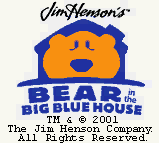 Bear in the Big Blue House — Title screen