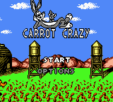Bugs Bunny & Lola Bunny : Operation Carrots — Title screen