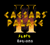 Caesars Palace II — Title screen