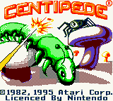 Centipede — Title screen