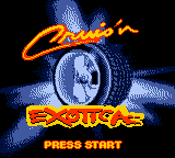 Cruis'n Exotica — Title screen