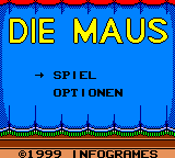 Die Maus — Title screen