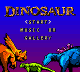 Dinosaur — Title screen