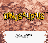 Dinosaur'us — Title screen