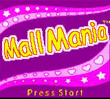 Diva Starz : Mall Mania — Title screen