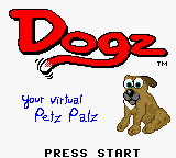 Dogz — Title screen