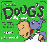 Doug's Big Game — Title screen